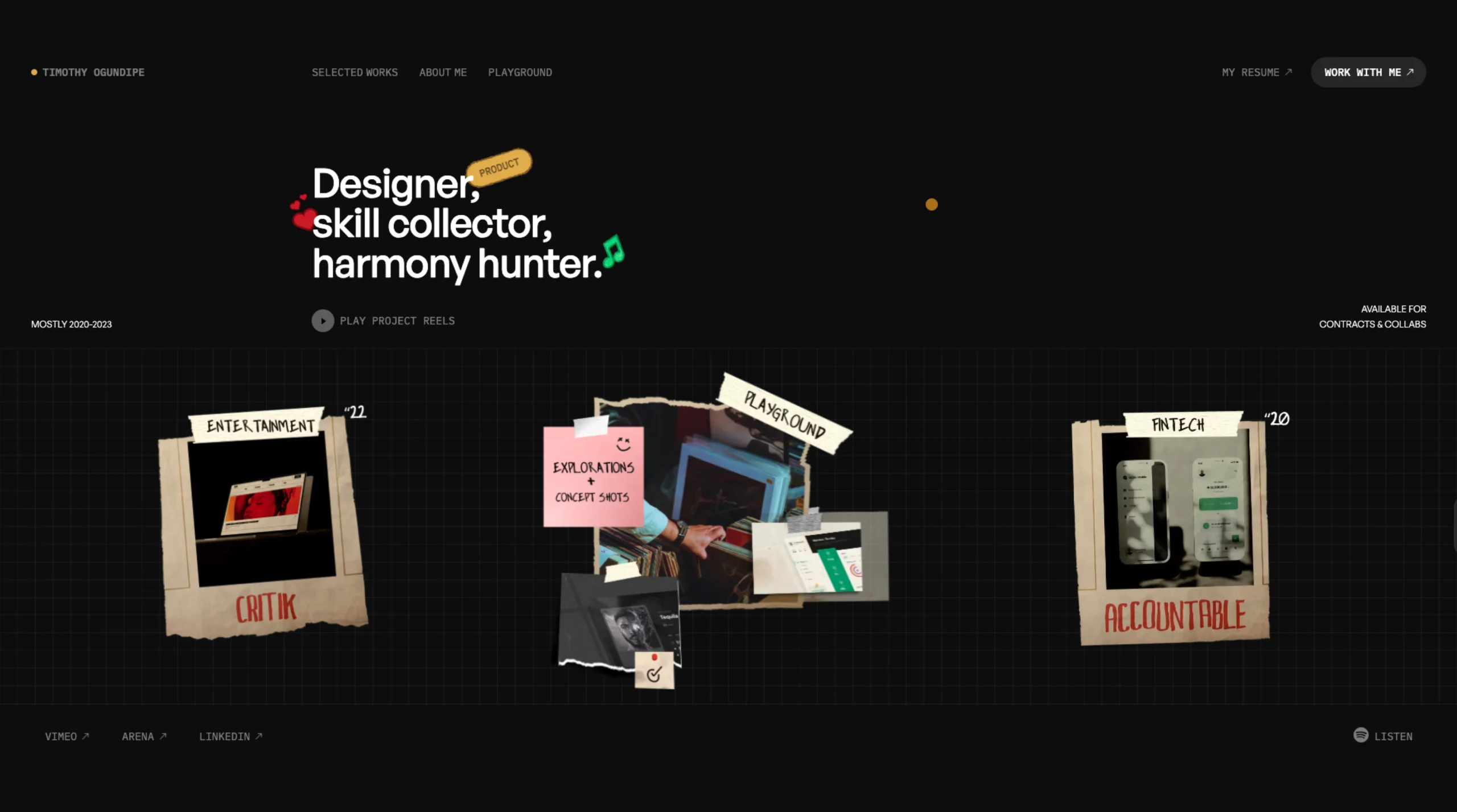 Tim Ogundipe – London-based Product Designer