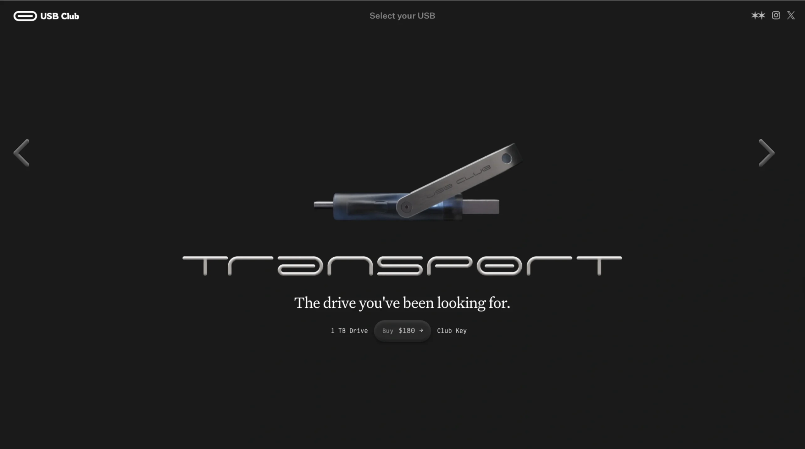 USB Club – 1TB SSD Drive