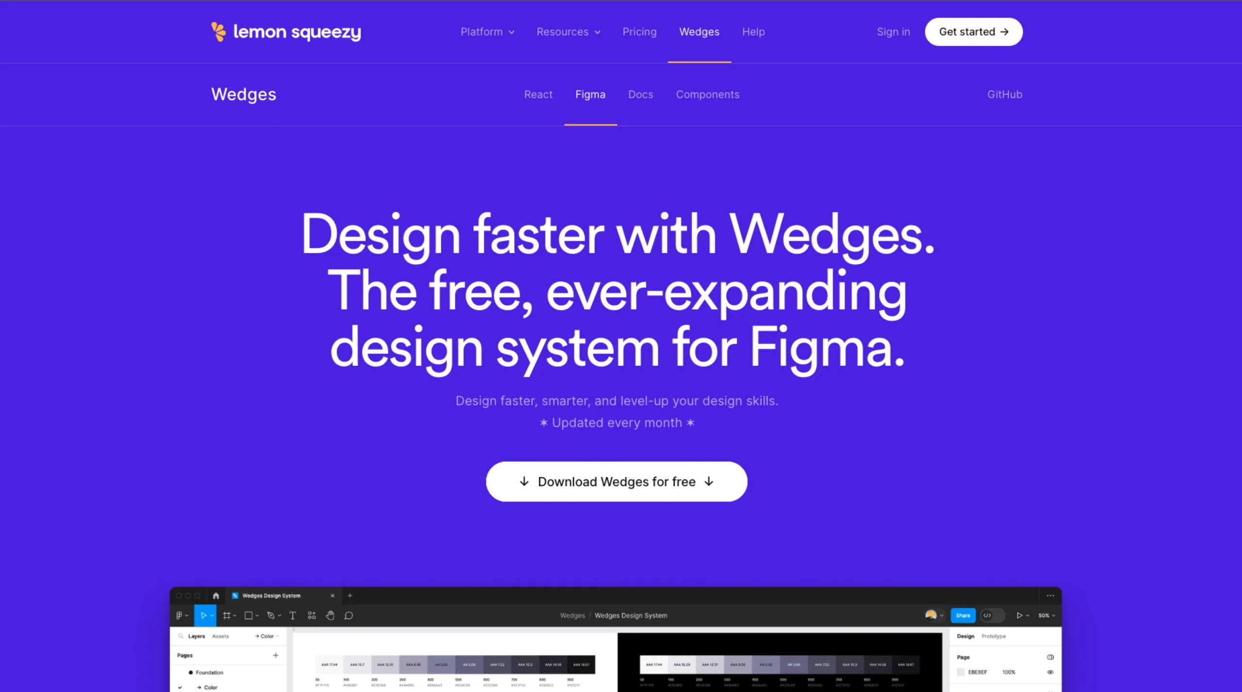 Wedges – Free Design System For Figma