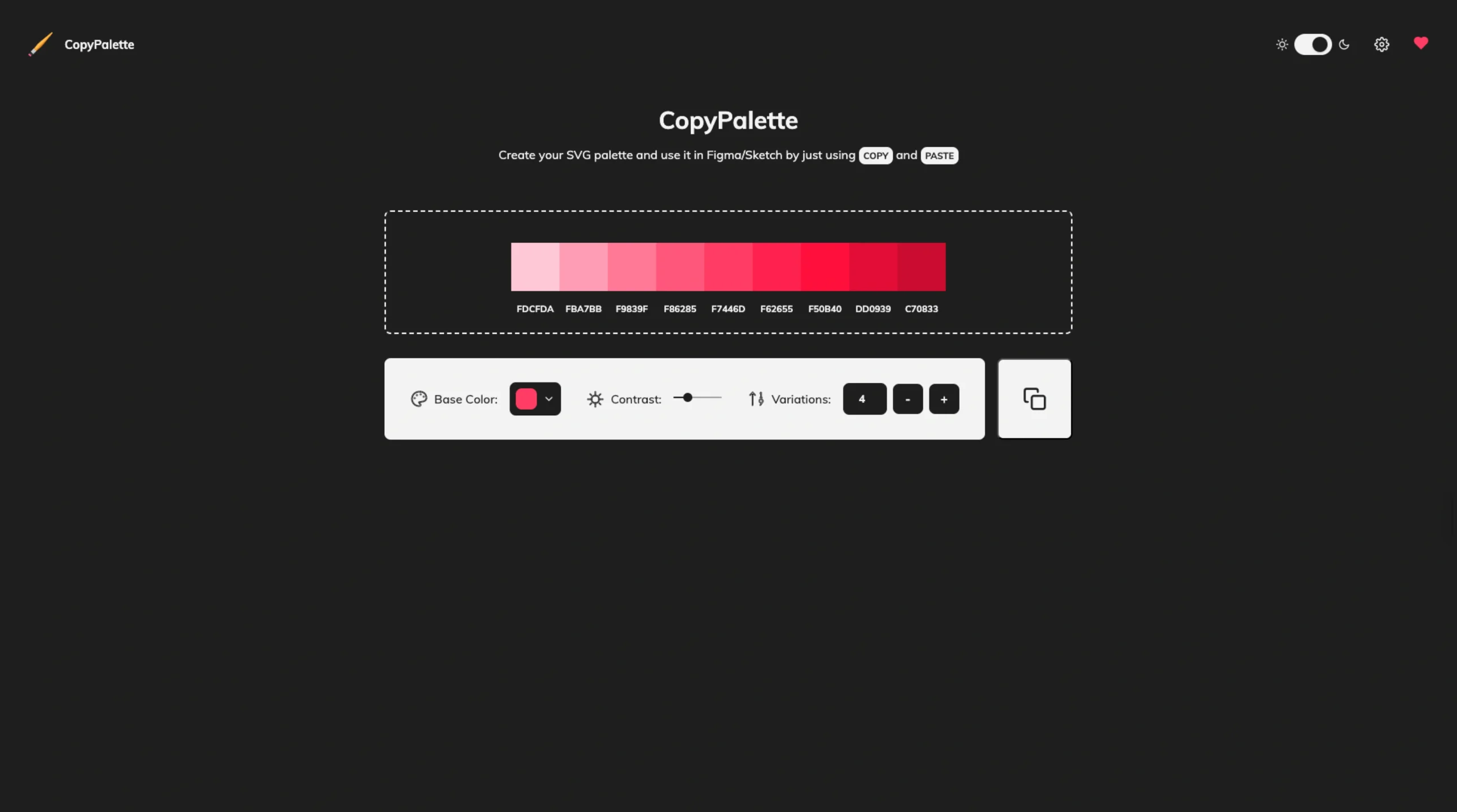 CopyPalette