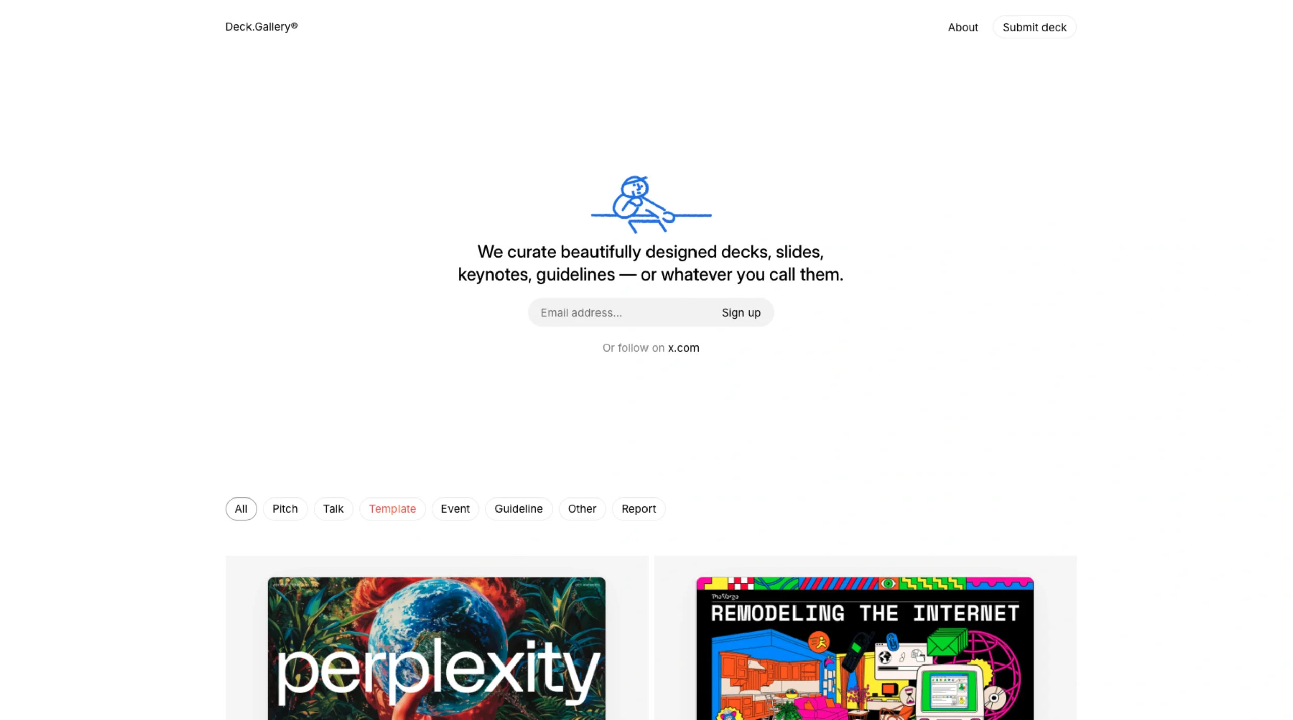 Deck Gallery – Showcase Of Decks, Slides, Keynotes & Guidelines