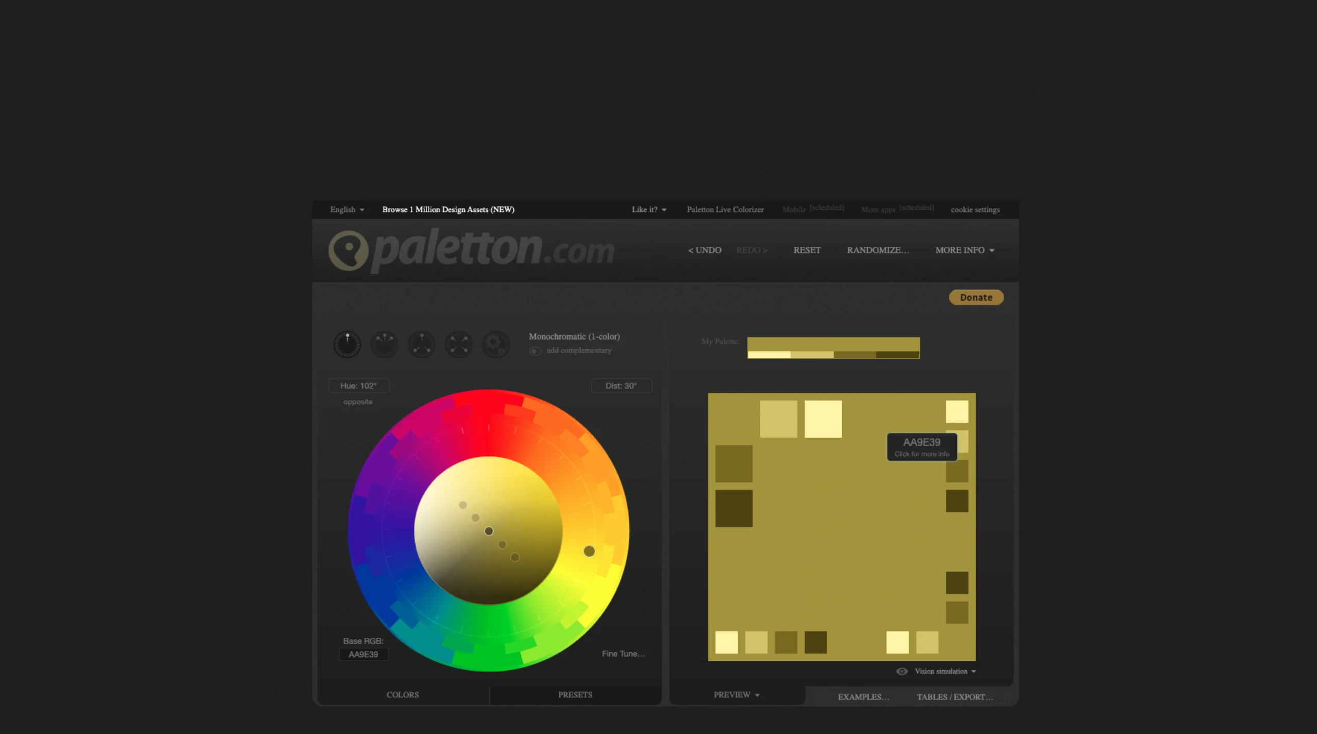 Paletton – Color Scheme Designer Tool