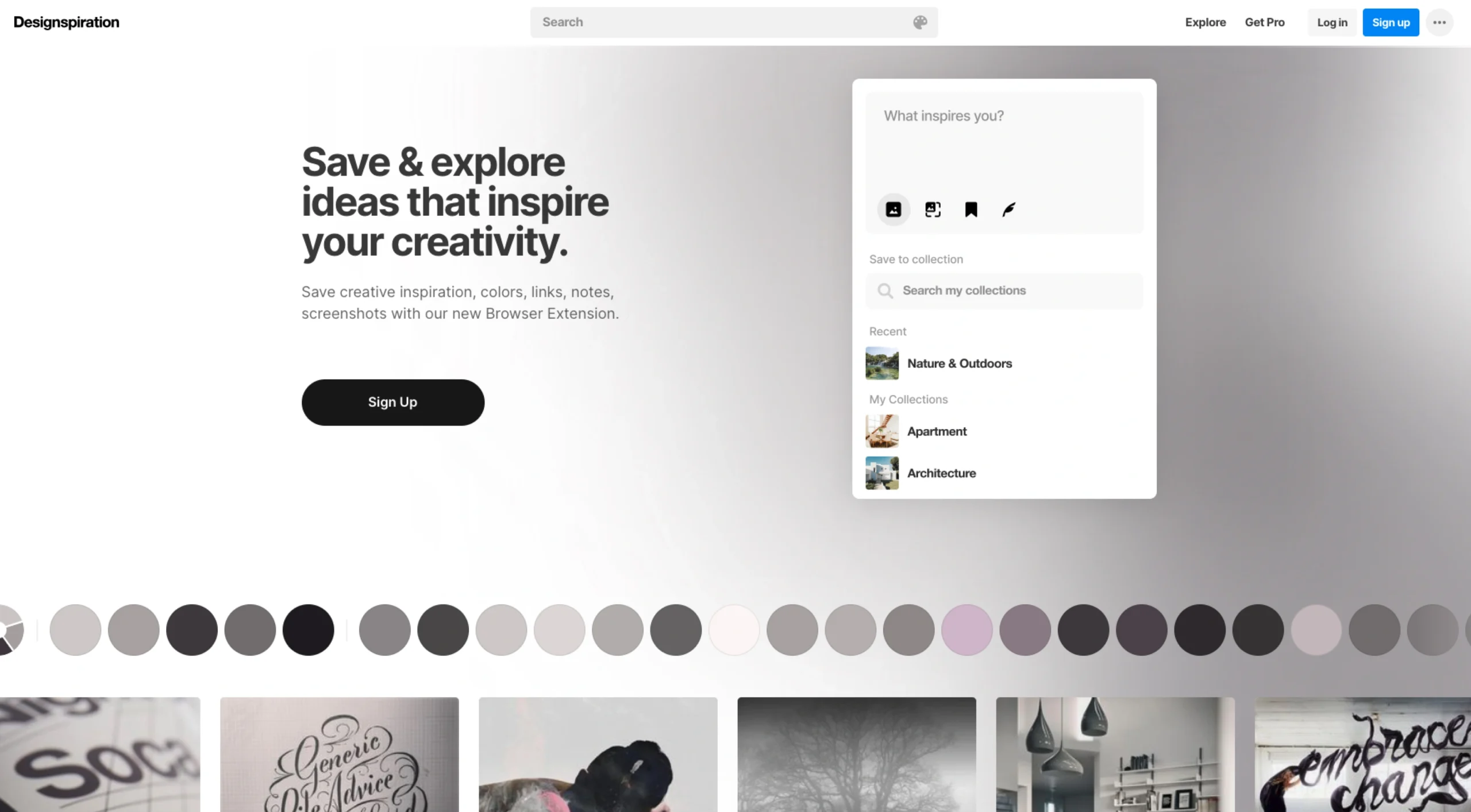 Designspiration – Save & Explore Ideas That Inspire Your Creativity