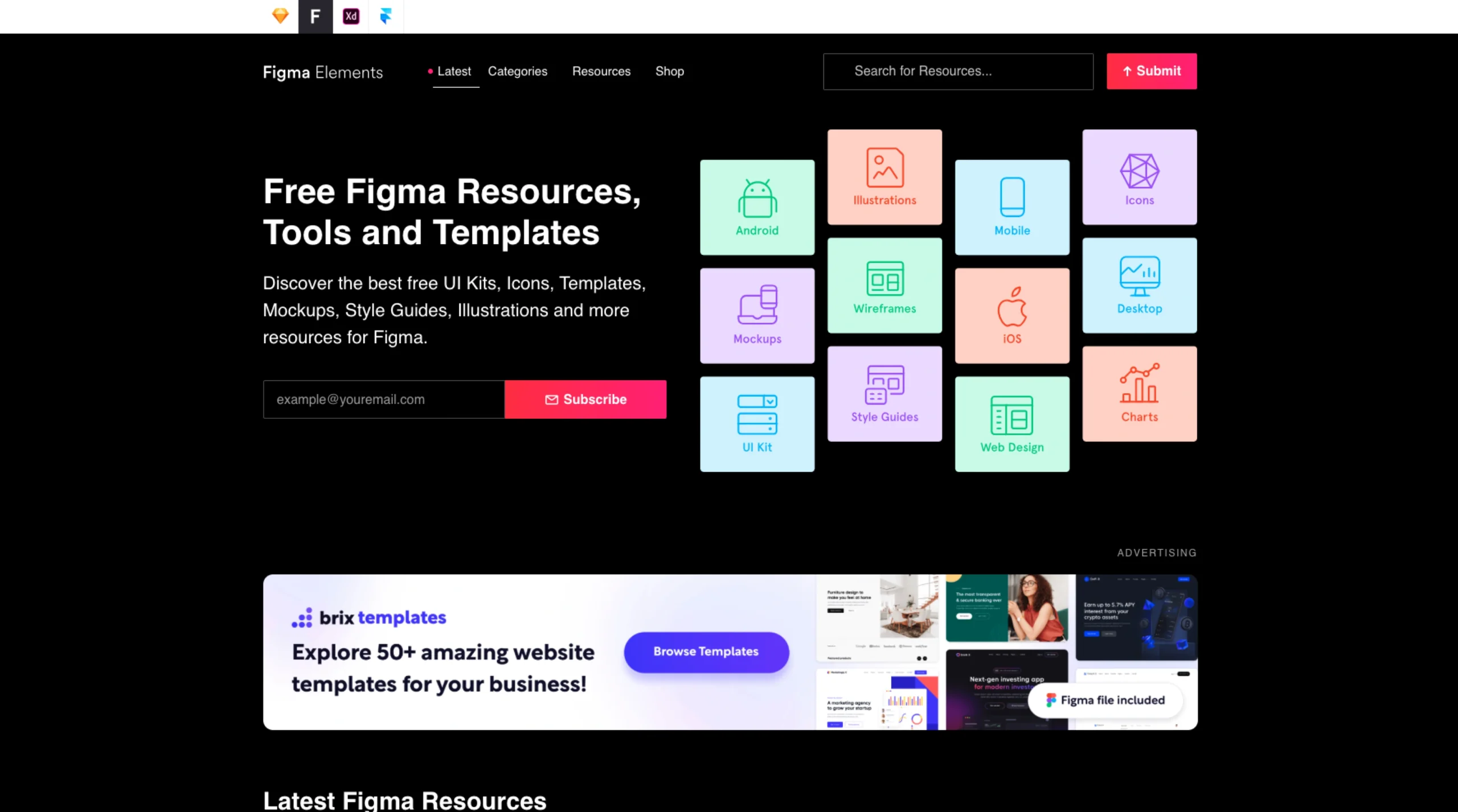 Figma Elements – Free Figma Resources, Tools & Templates