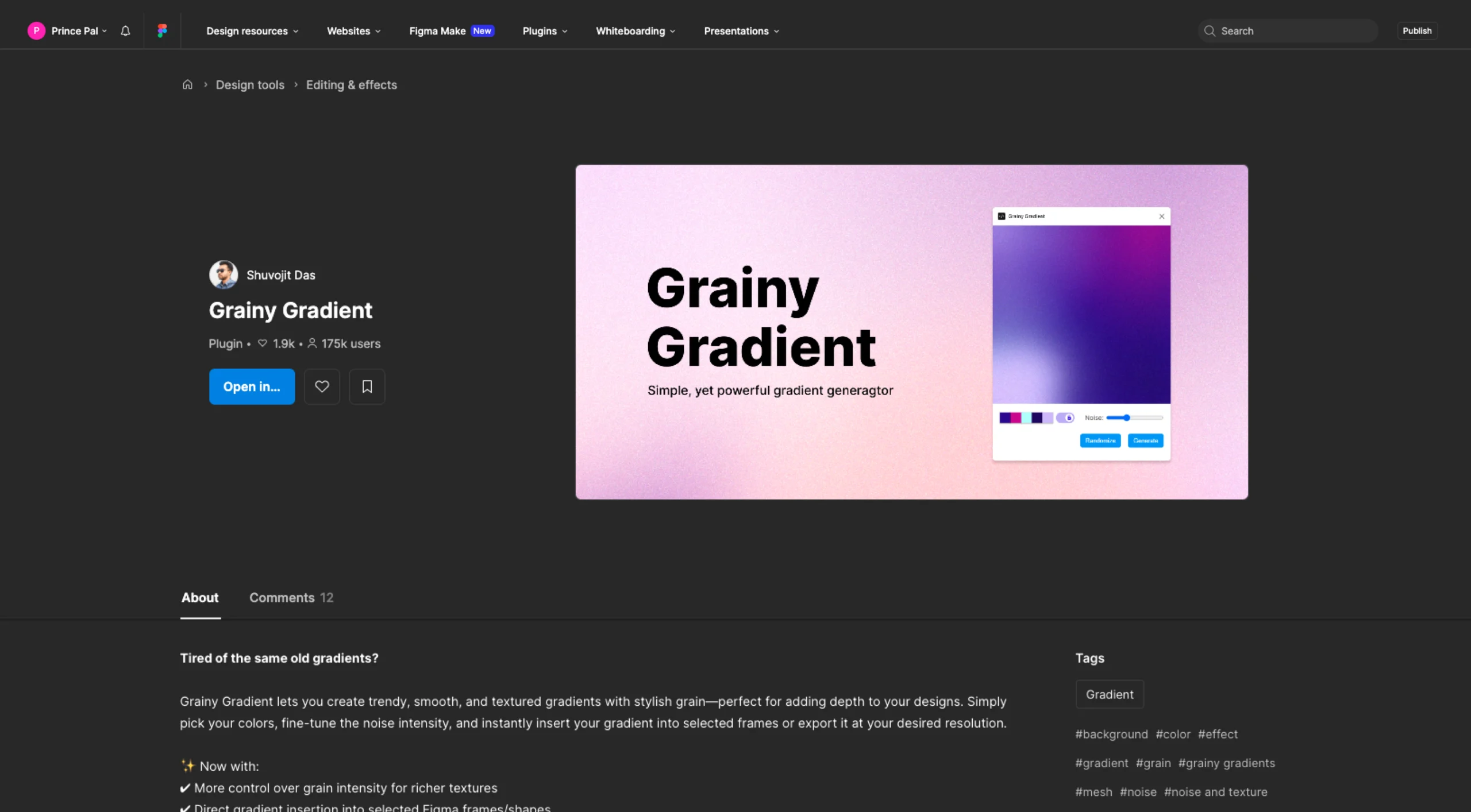 Grainy Gradient – Create Trendy & Textured Gradients