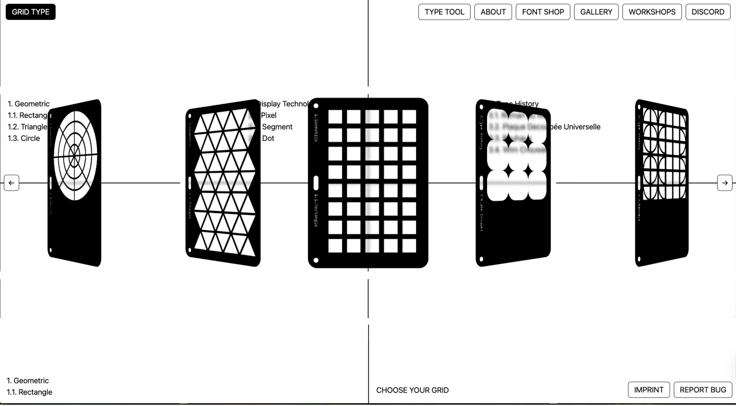 Grid Type Foundry – A Grid-Based Online Type Tool