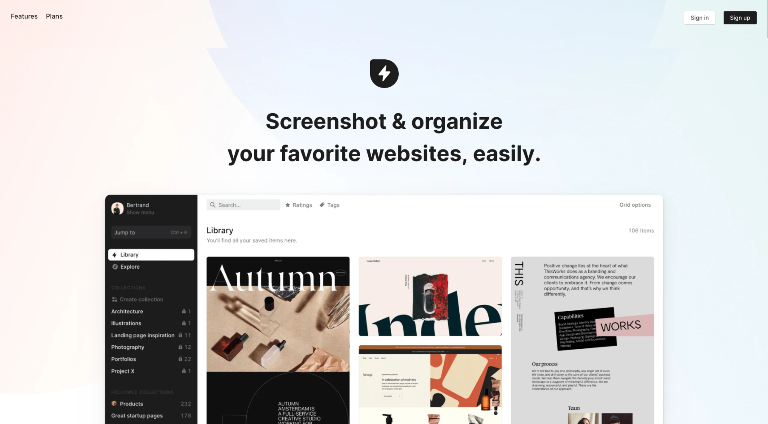 Hypershoot – Organize Your Favorite Websites