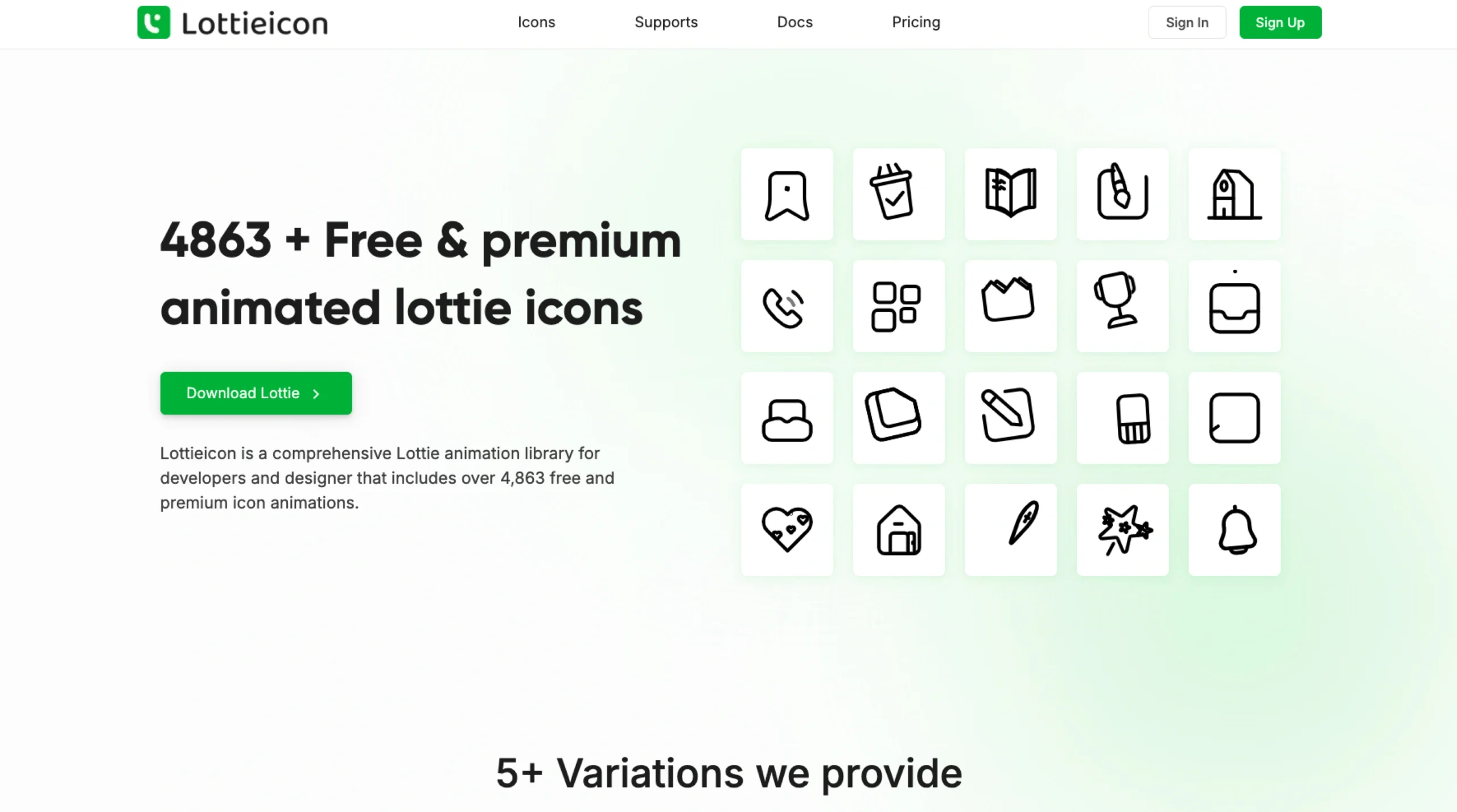 Lottie Icon – Free & Premium Animated Icons