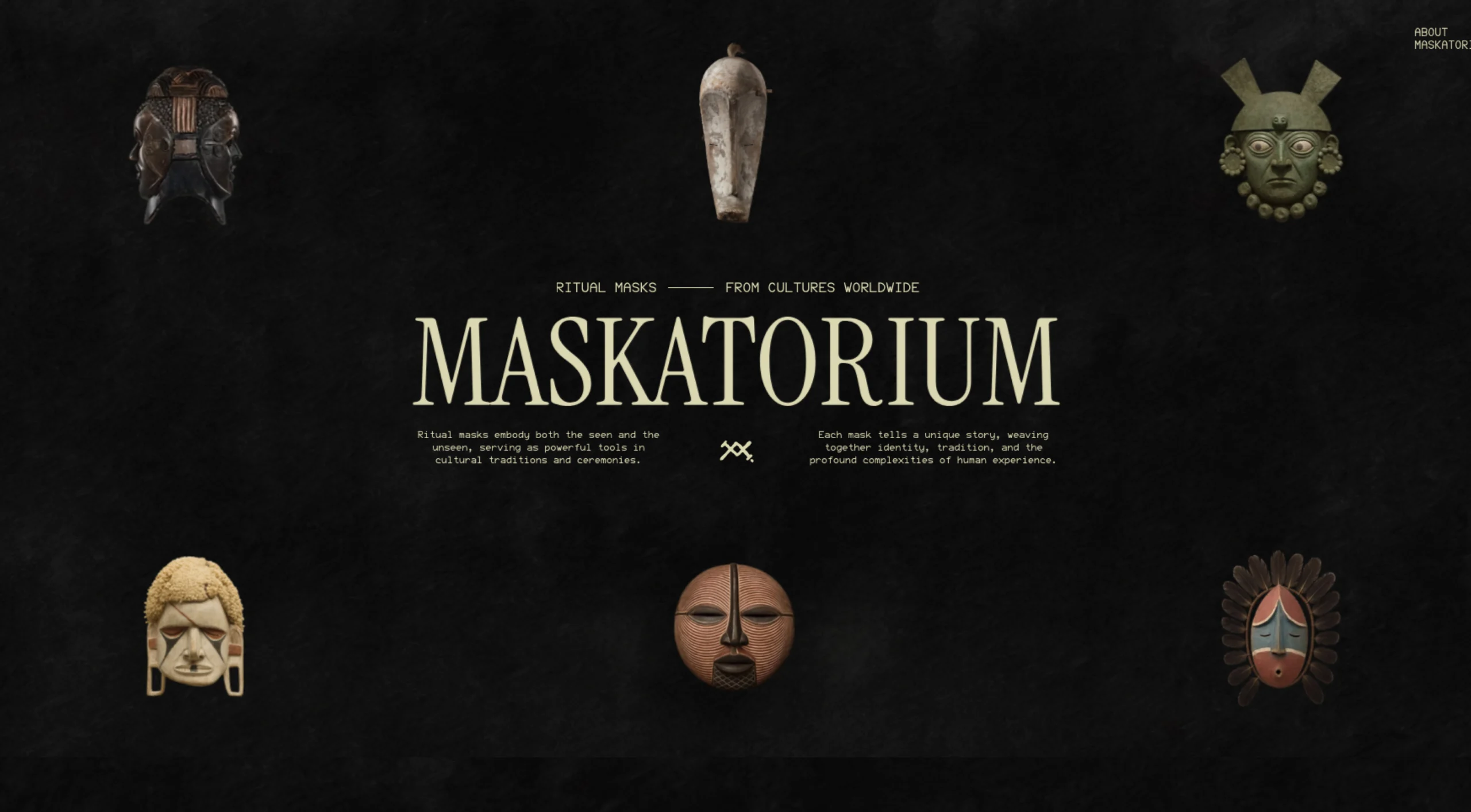 Maskatorium – Ritual Masks  From Cultures Worldwide