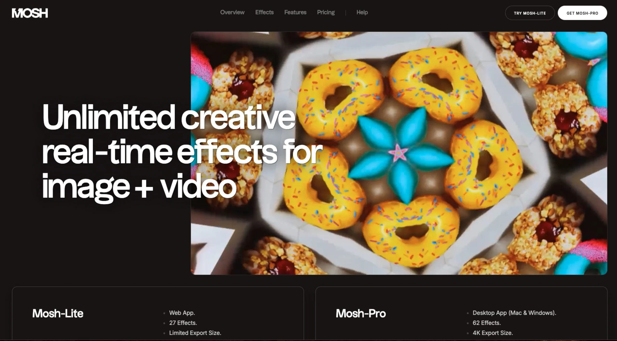 Mosh Pro – Creative Effects For Image & Video