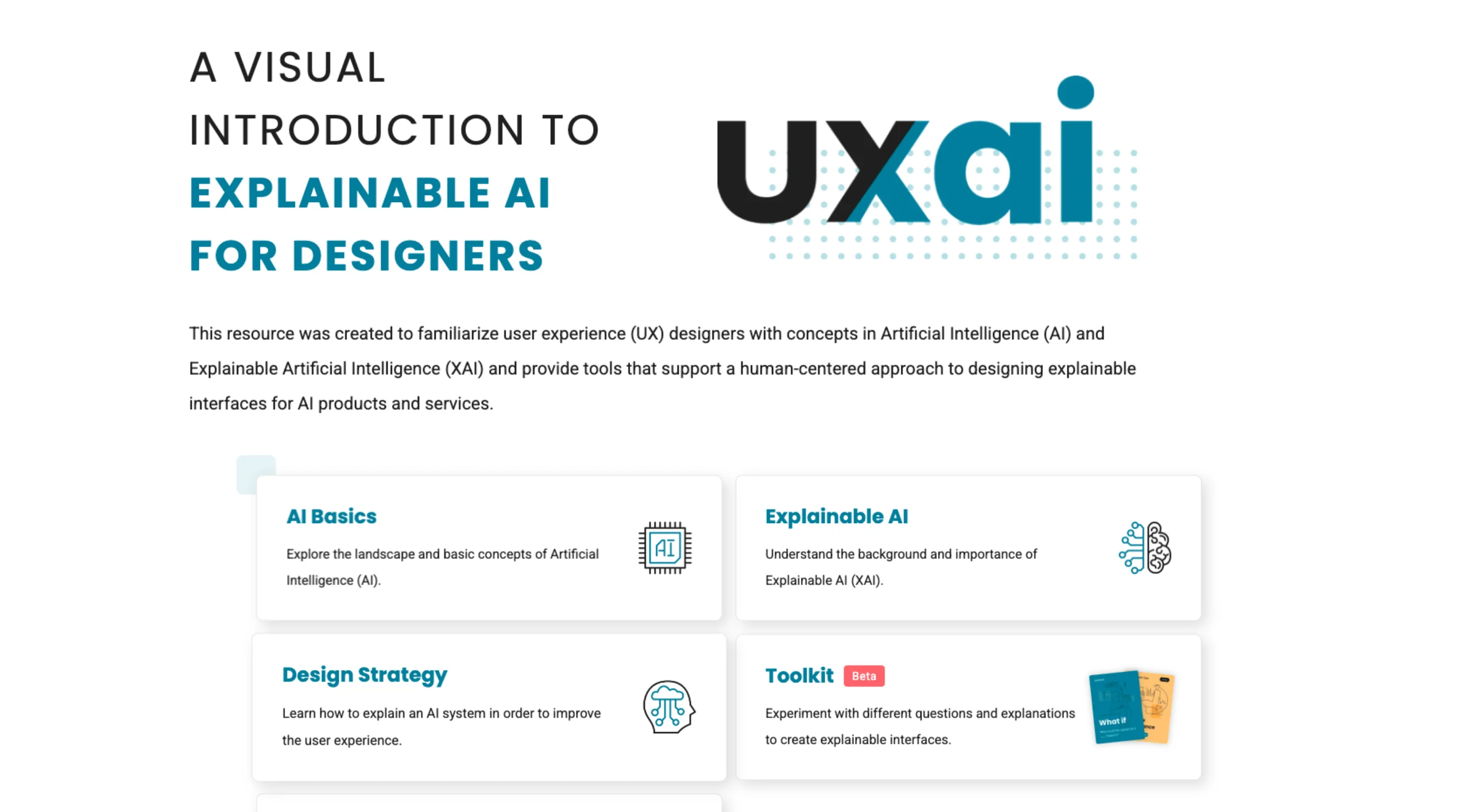 UXAI – A Visual AI Guide For Designers