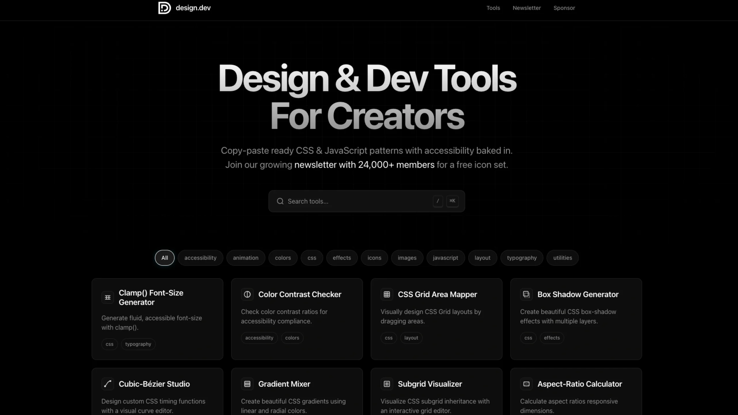 Design Dev – Free Web Design & Development Tools
