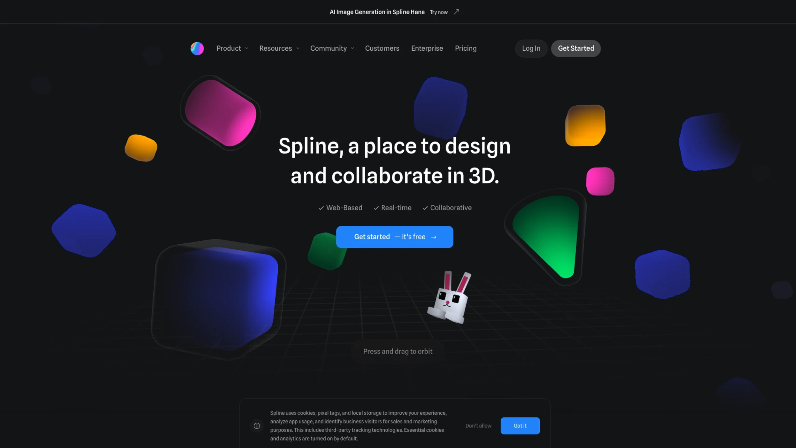 Spline – Browser-Based 3D Design Tool