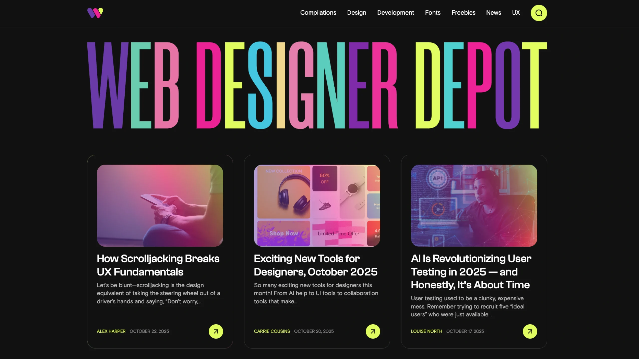 Web Designer Depot – Web Design & Development blog