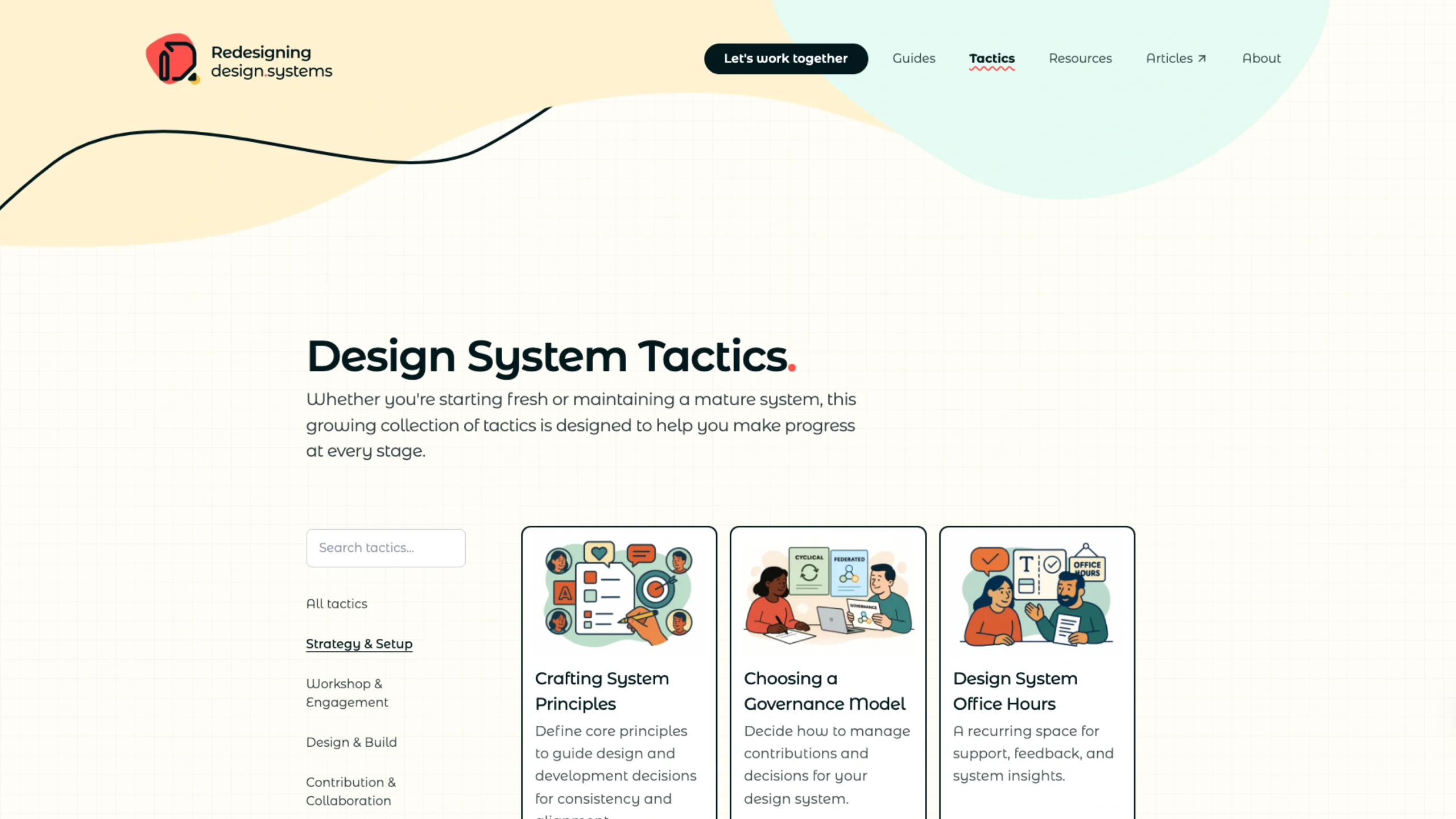Design System Tactics