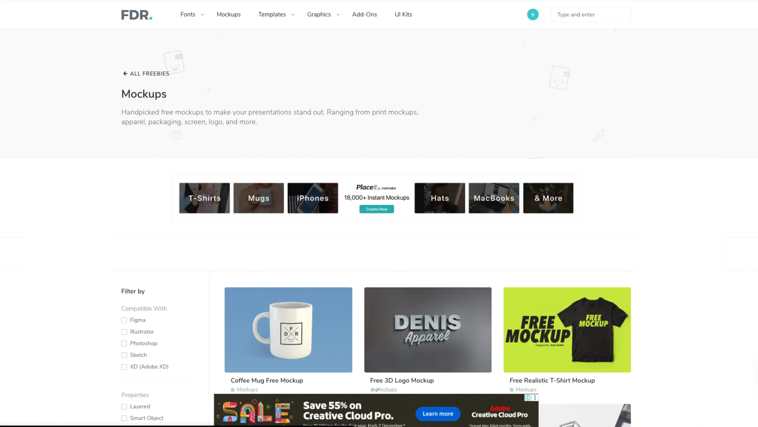 Free Design Resources – Mockups