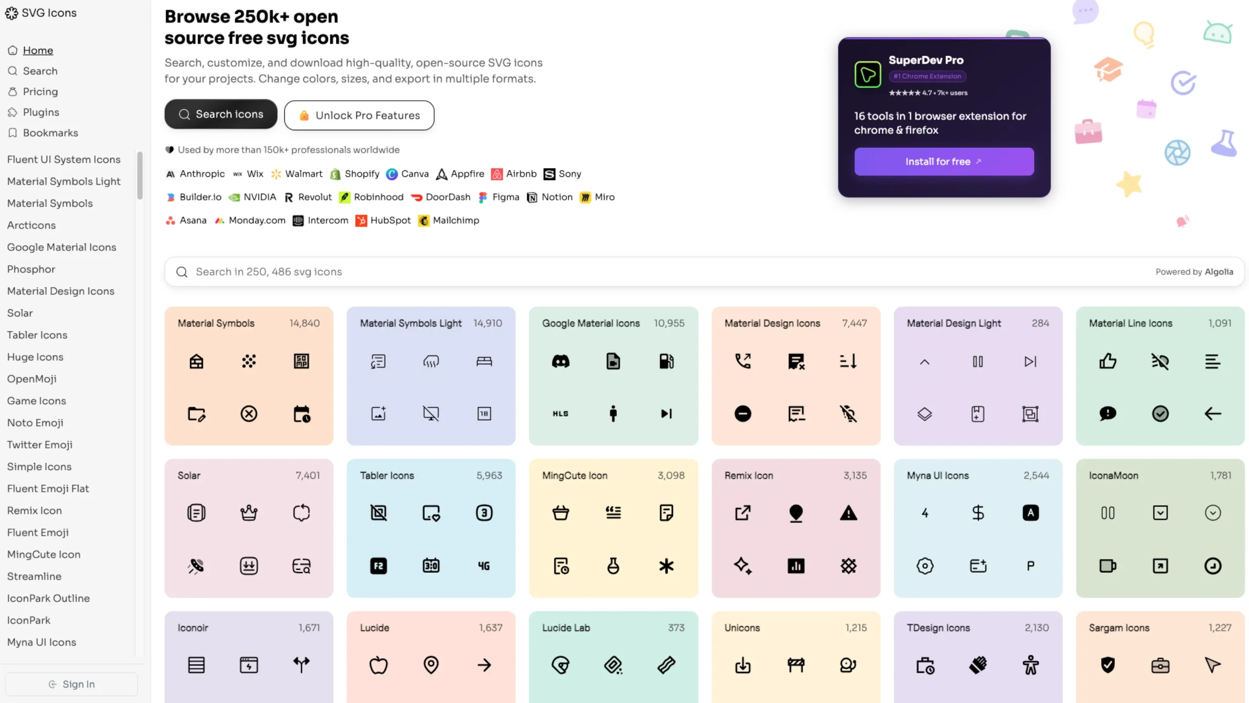 Freesvgicons – Open-Source SVG Icons