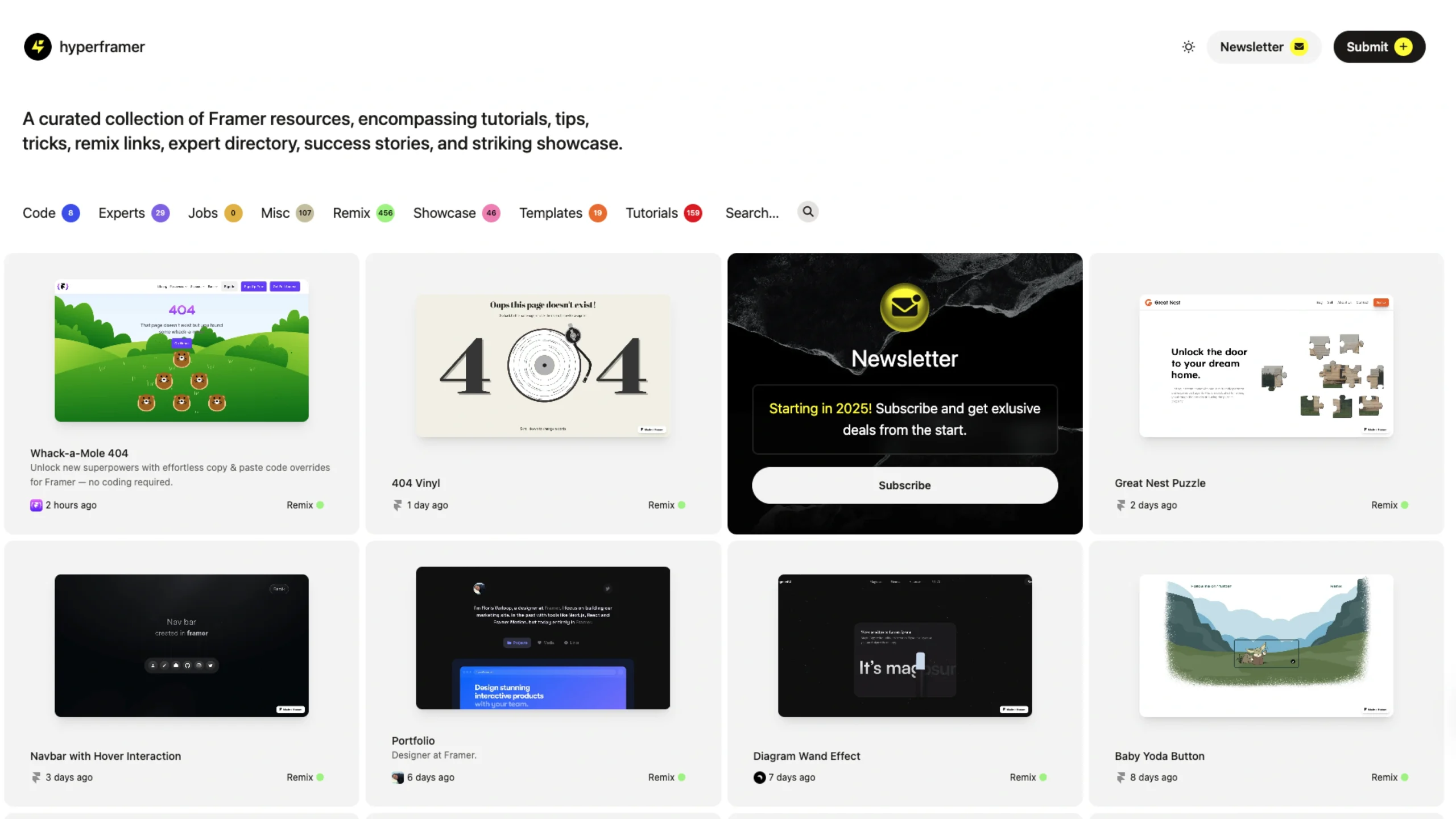 HyperFramer – A curated collection of Framer resources