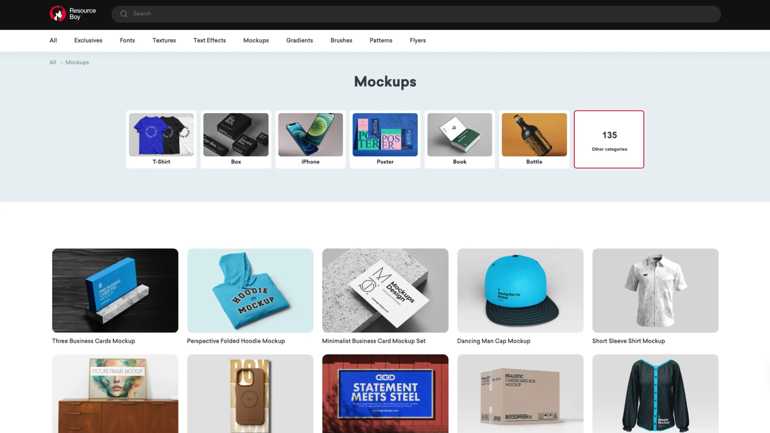Resource Boy – Free PSD Mockups
