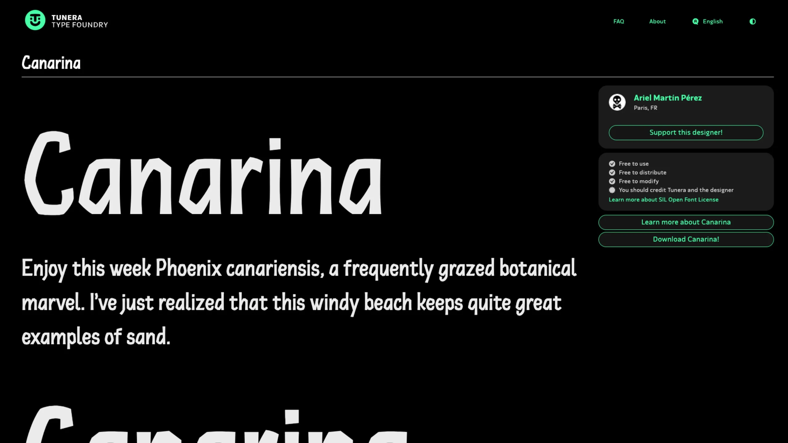 Tunera – Free Type Foundry