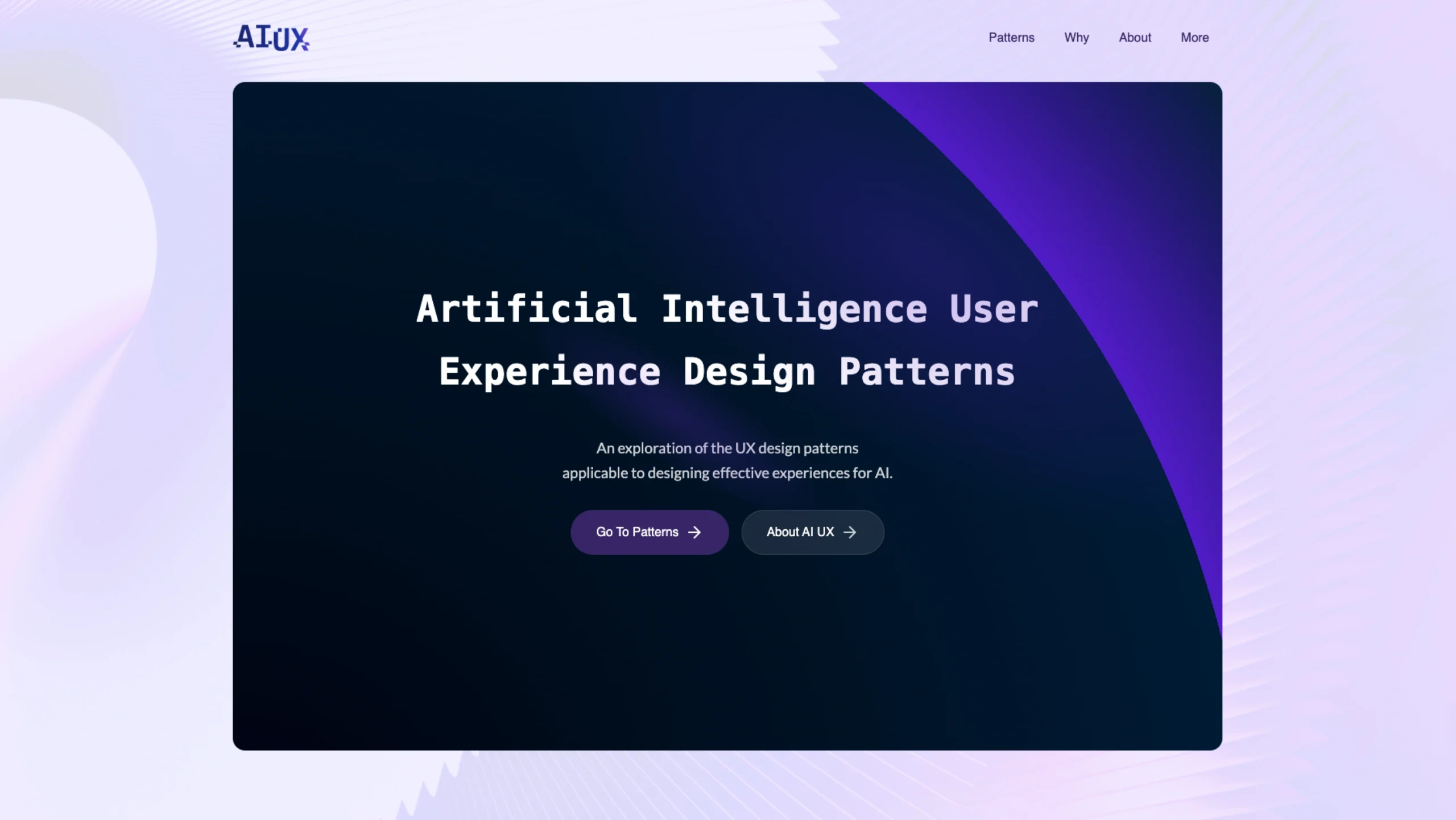 AI UX Patterns