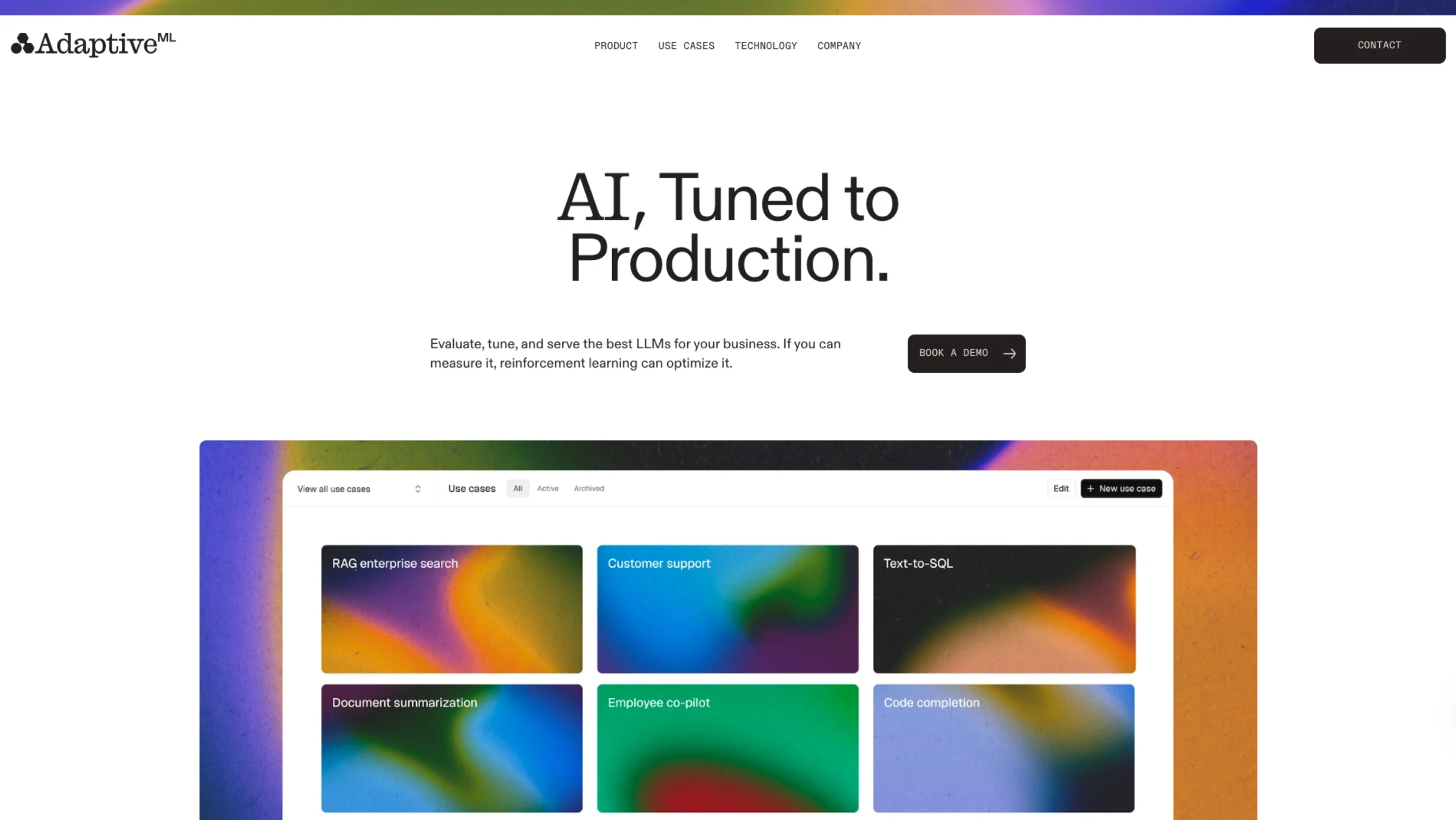 Adaptive ML – Best LLMs For Your Business