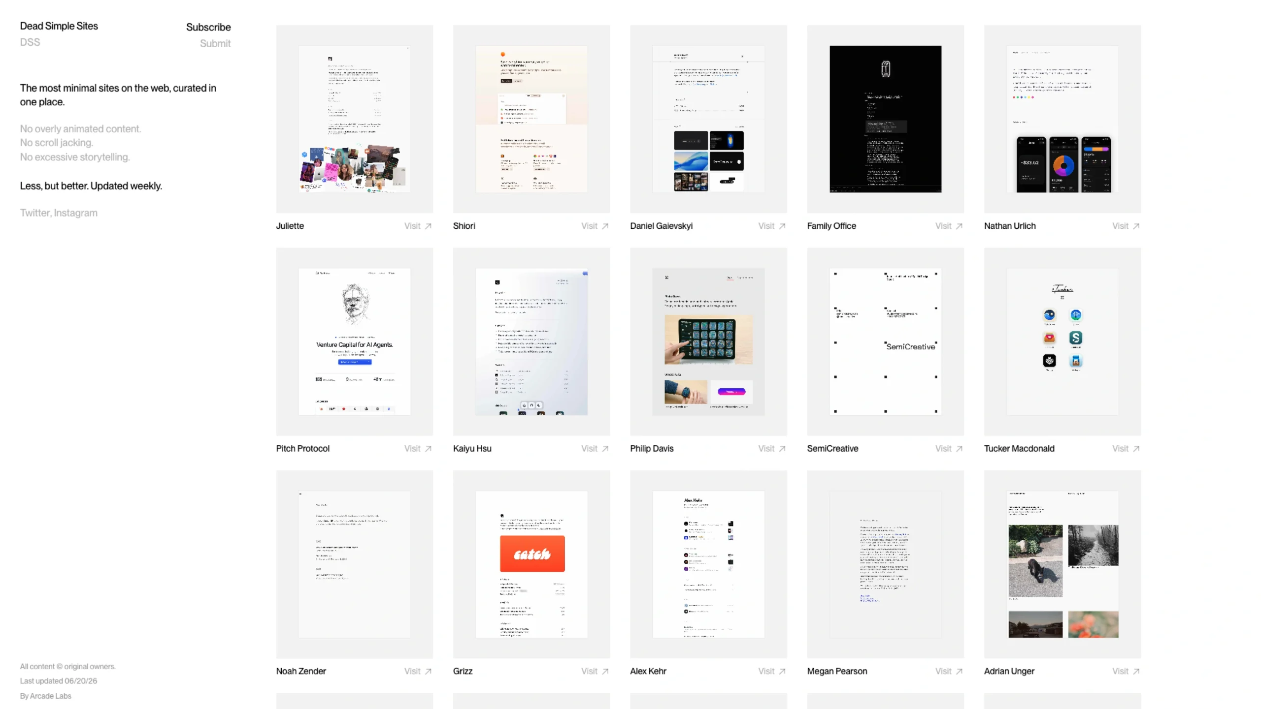 Dead Simple Sites – Minimal Website InspirationView Website document.querySelectorAll(".post-meta-after-readmore .wp-block-read-more") .forEach(el => el.remove());