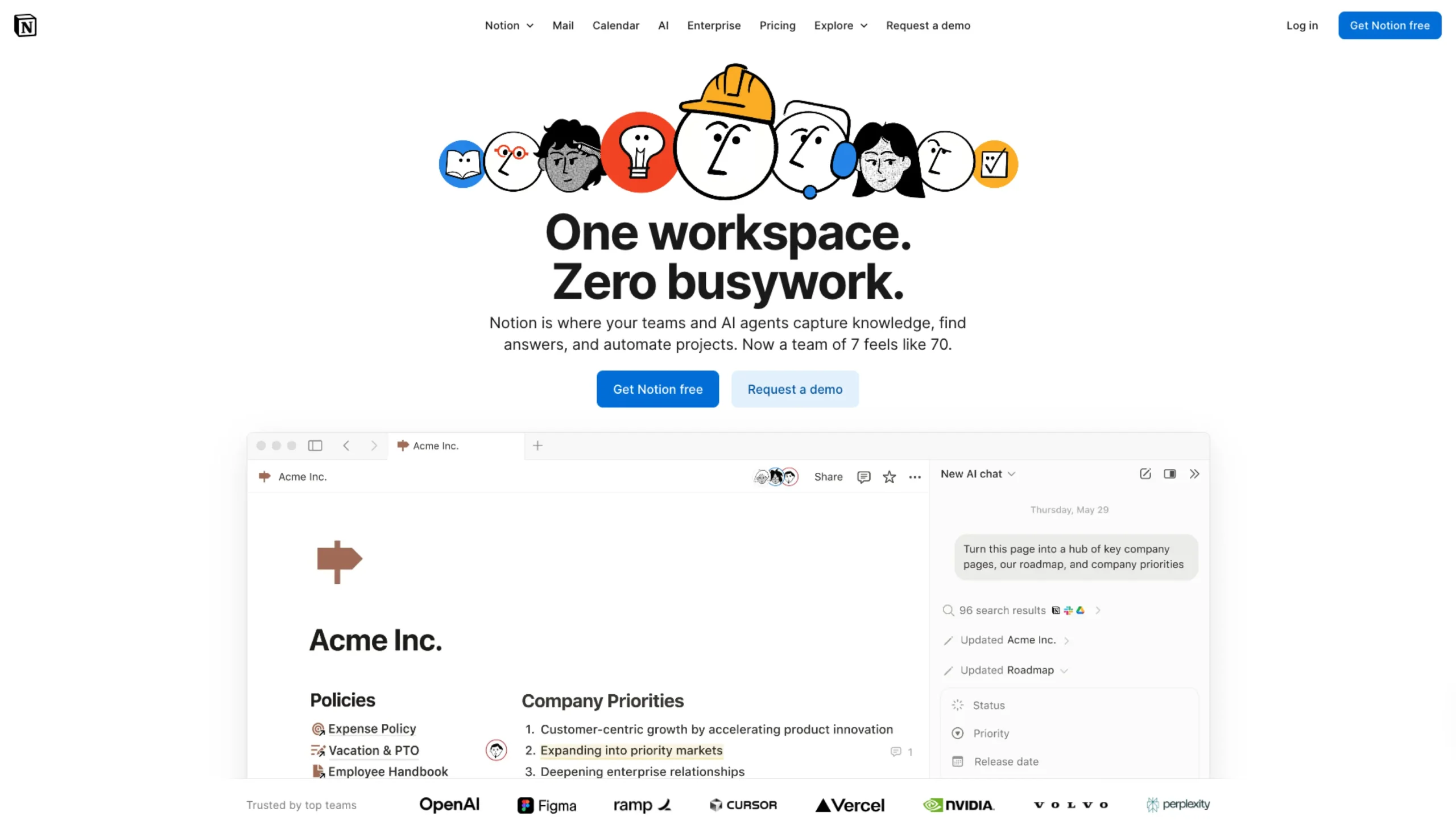 Notion – Workspace For Designers & Developers