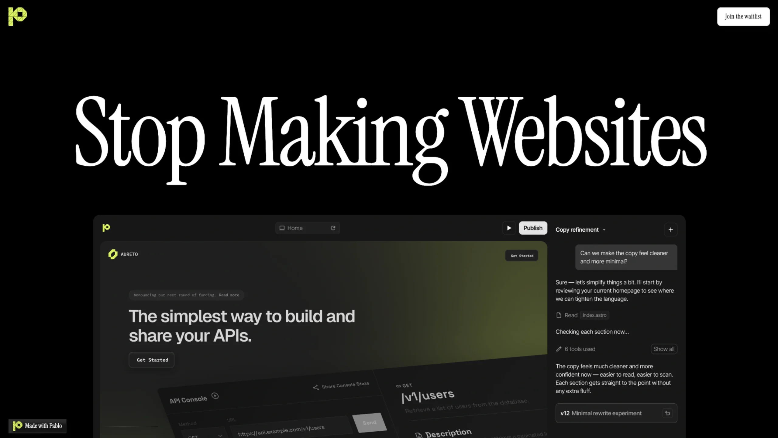 Pablo – Conversion-ready Website Builder