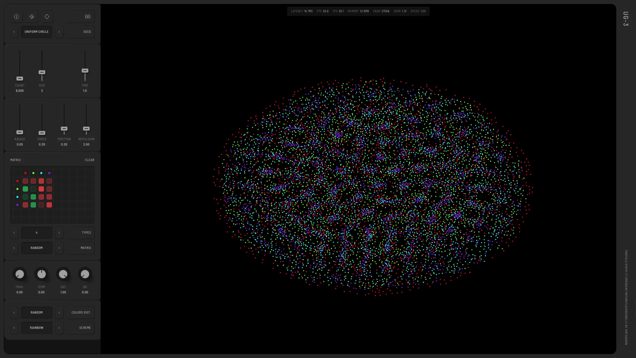 Particle Synth – Artificial Life Simulation