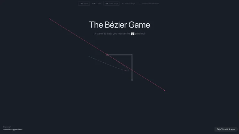 The Bézier Game – Pen Tool Excercises