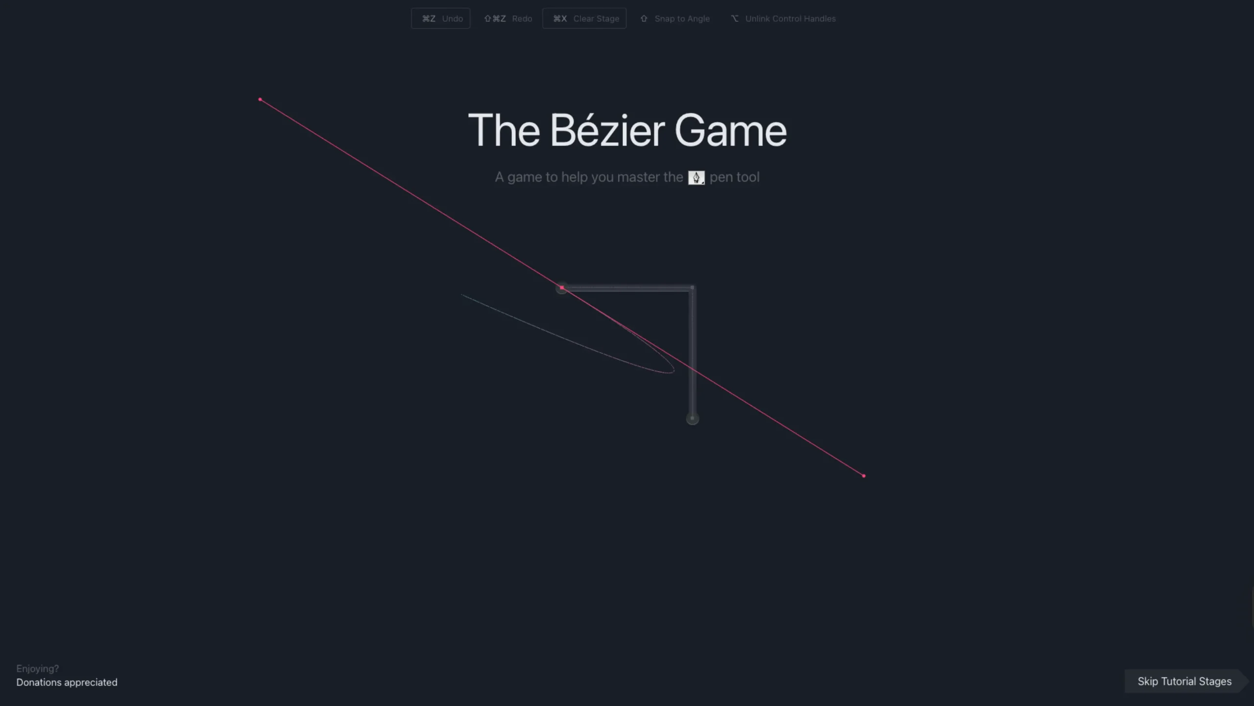 The Bézier Game – Pen Tool Excercises