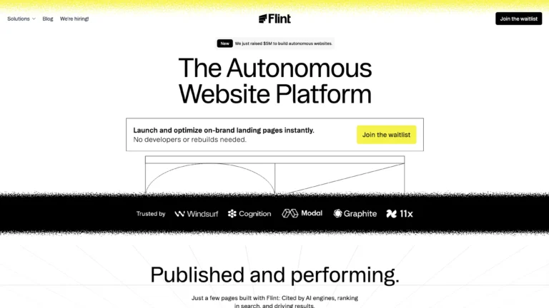Try Flint – Scale Your Landing Pages With It