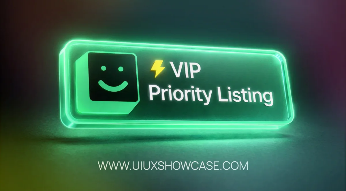 uiuxshowcase VIP priority listing