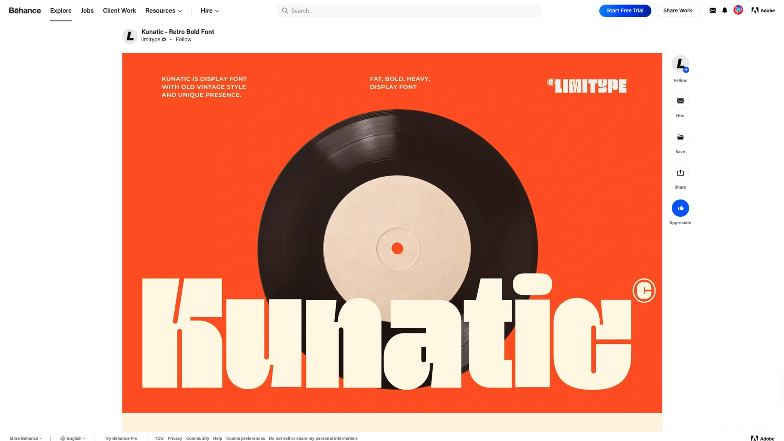 Kunatic – Retro Bold Font