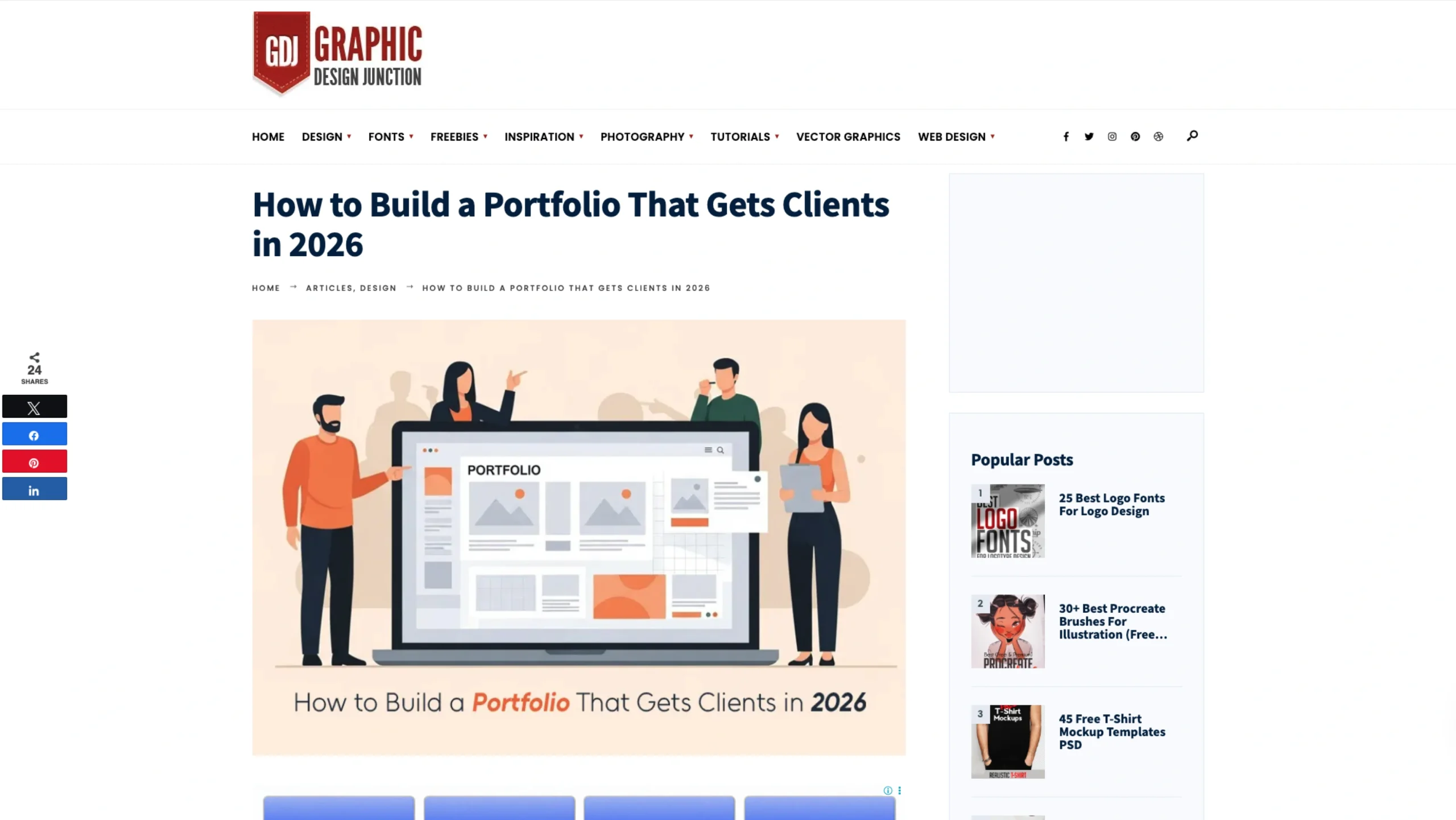 Graphic Design Junction – How To Build A Portfolio That Gets Clients In 2026