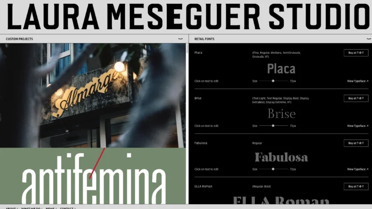 Laura Meseguer – Typographer