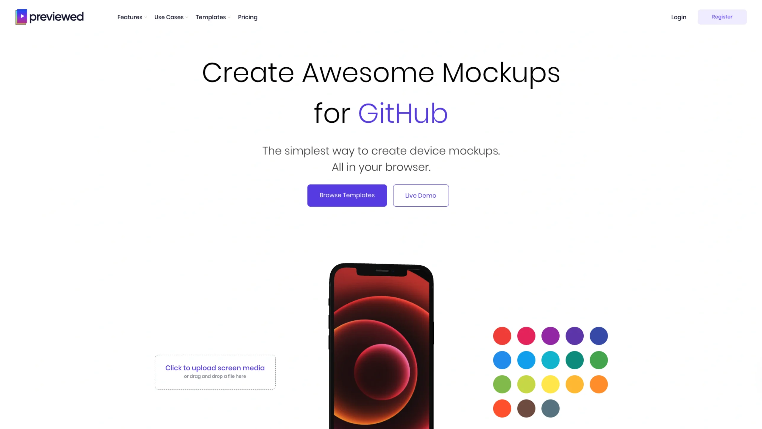 Previewed – Create Awesome Mockups