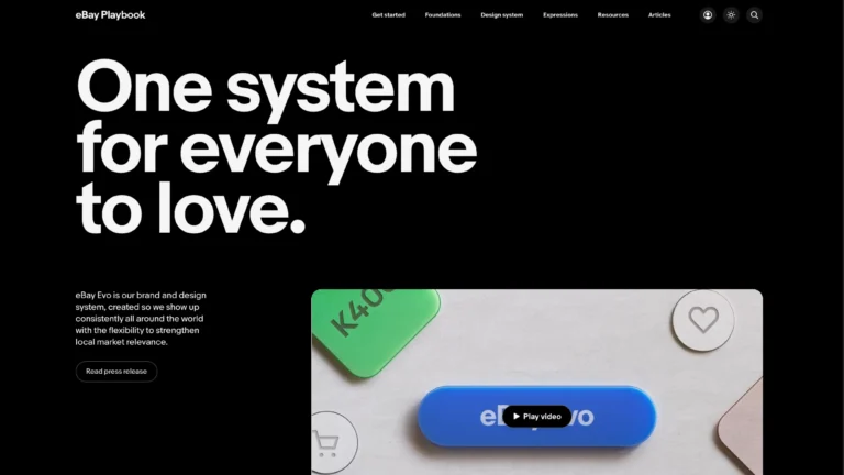 Evo – eBay Design Playbook