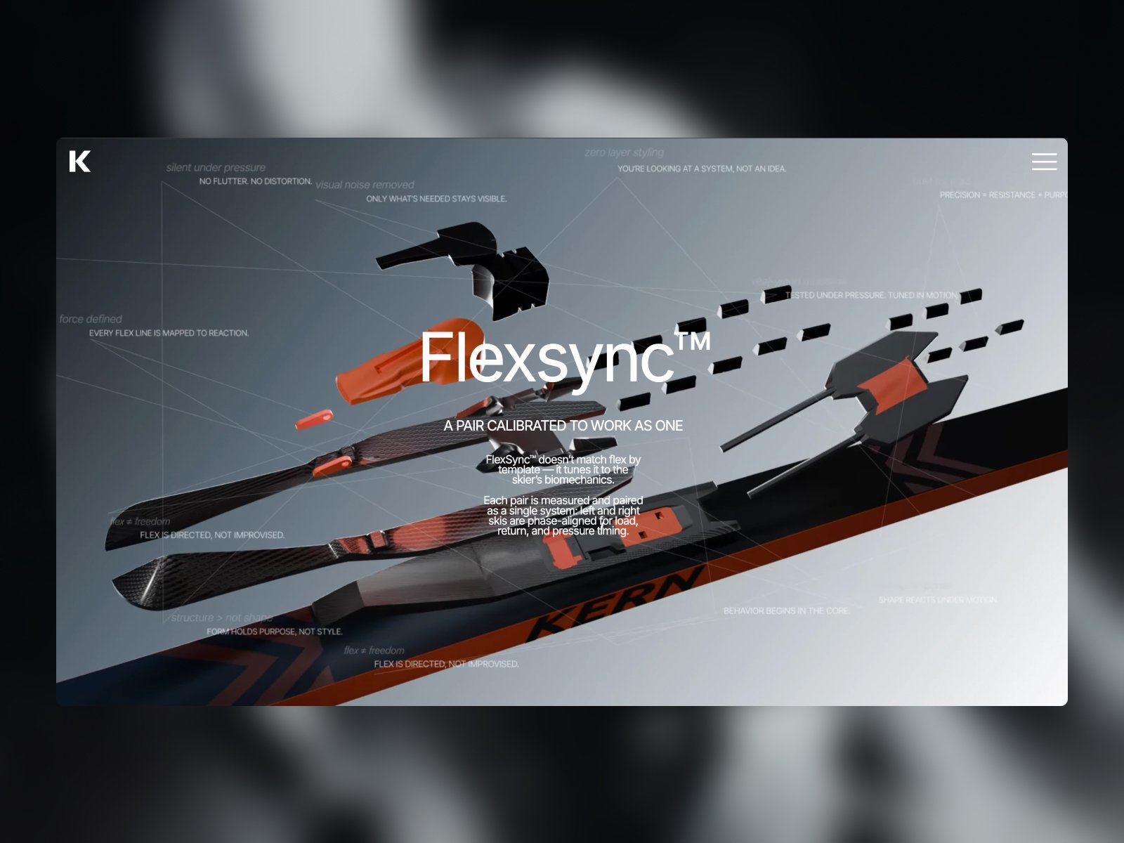 KERN: An Engineered Ski System Where Design, Physics, and Feel Come Together