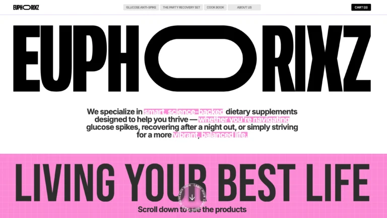 Euphorixz – A Modern Wellness Brand