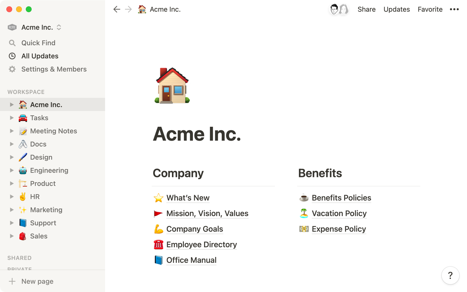 Notion - Workspace For Designers & Developers