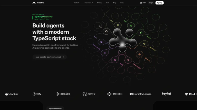 Mastra AI – TypeScript Agent Framework