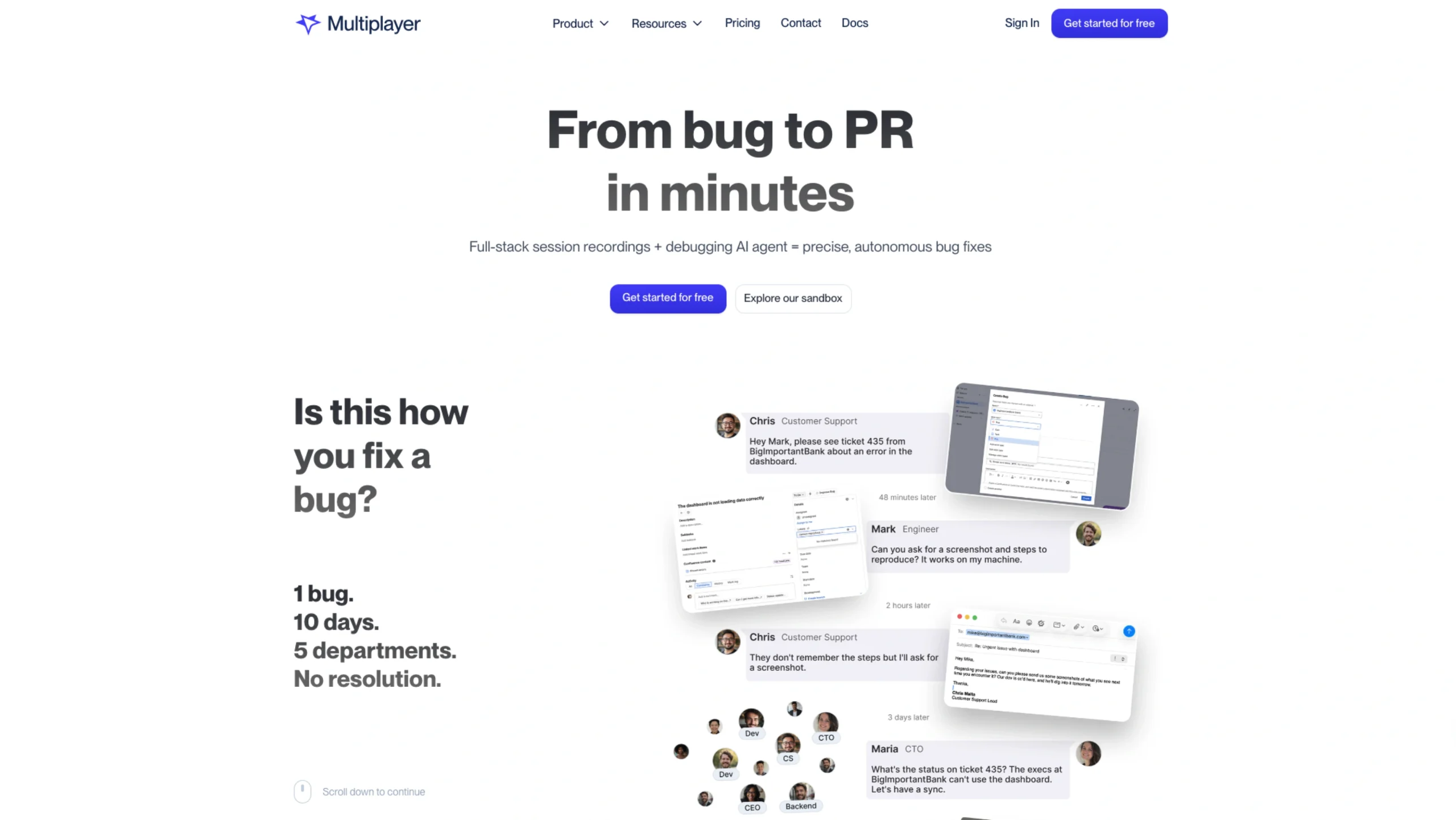 Multiplayer – Debugging Agent For Developers