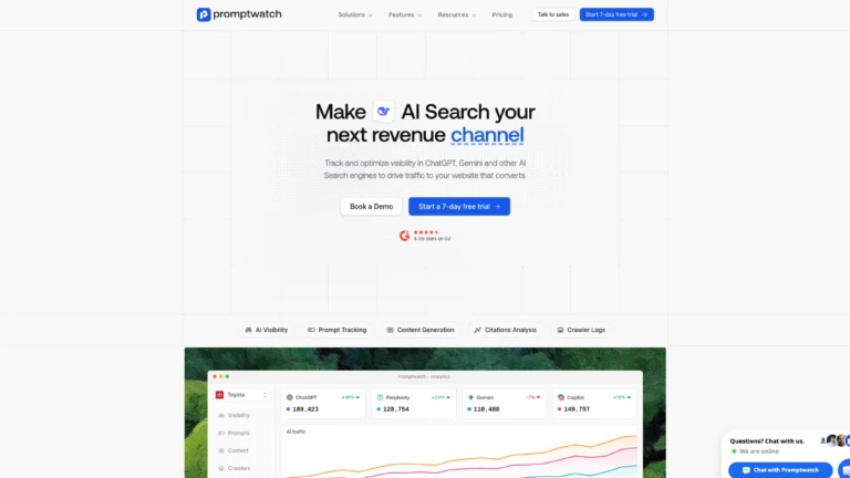 Promptwatch – AI Search Visibility & GEO Platform