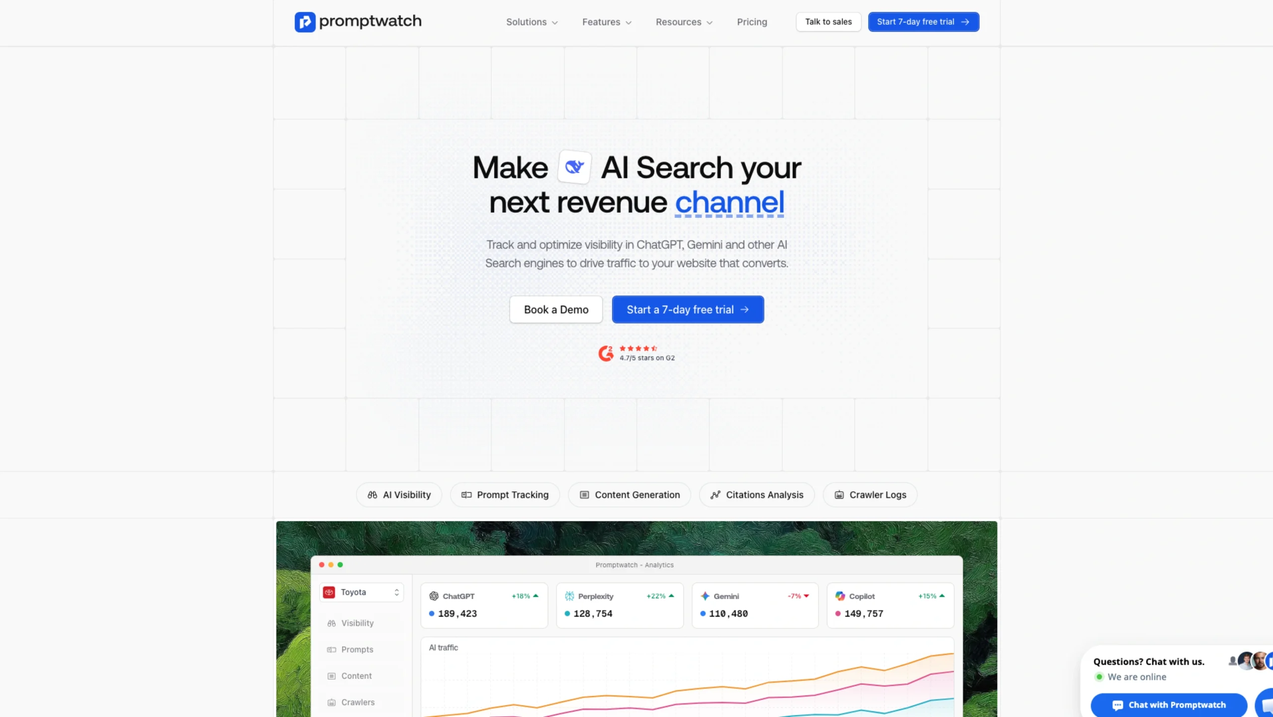Promptwatch – AI Search Visibility & GEO Platform