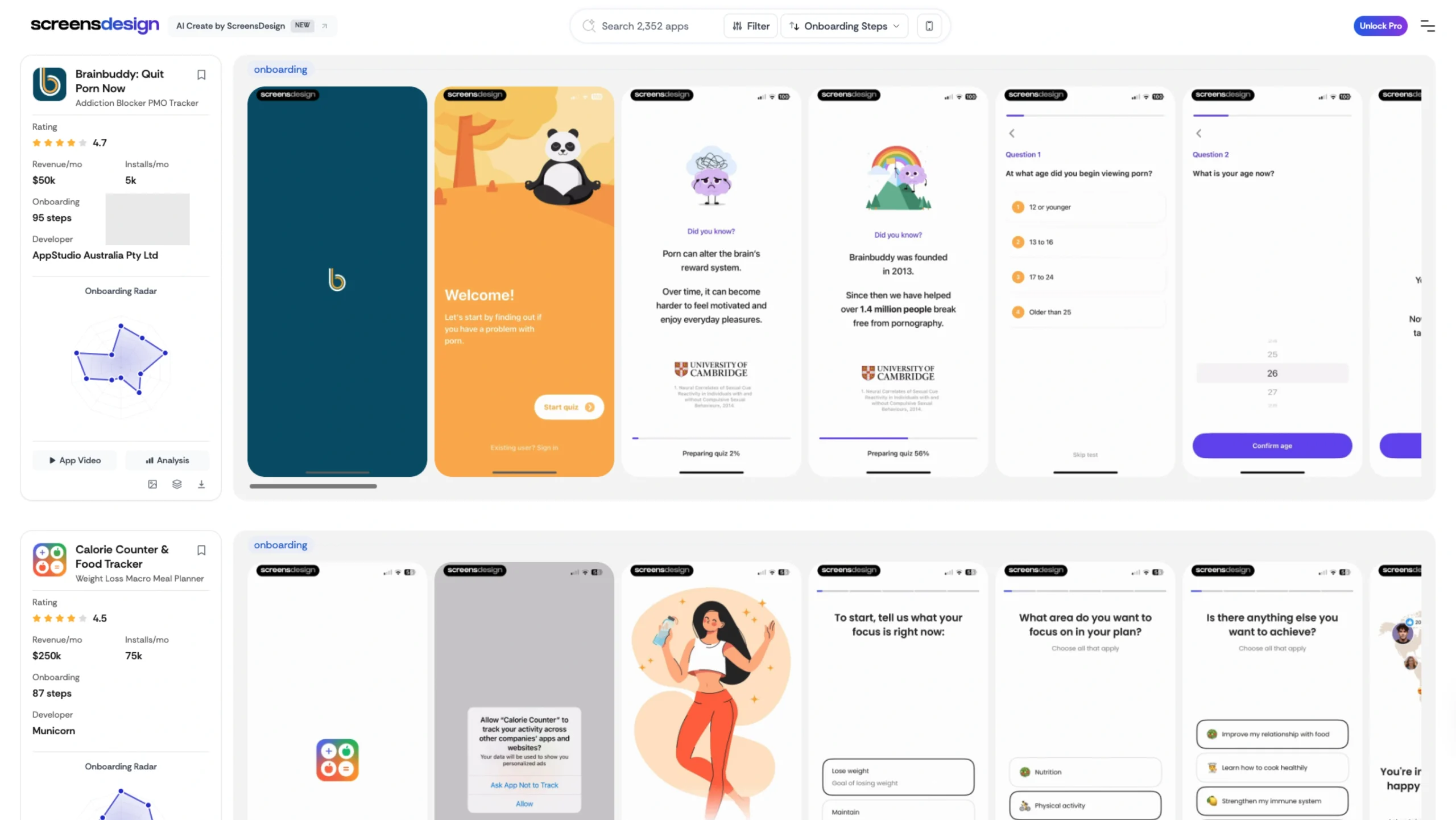 Screens Design – App Store Screenshot