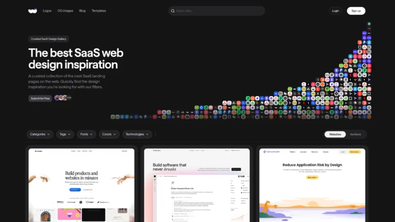WebInspoo – Curated SaaS Design Gallery