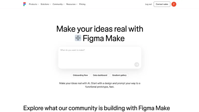 Figma Make – AI-driven Prompt-to-app Tool