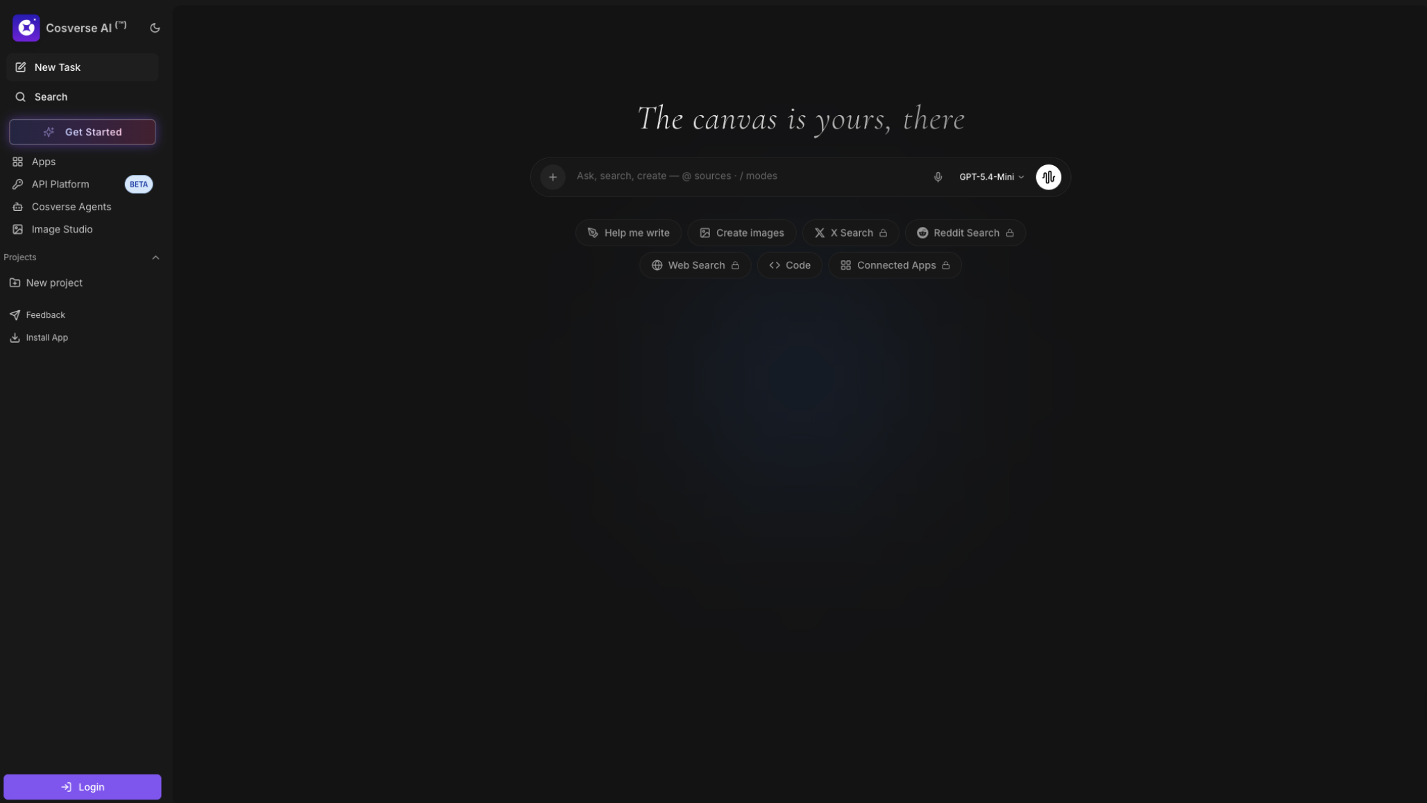 Cosverse AI – ChatGPT Alternative